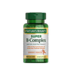 Nature's Bounty Super B Complex con Vitamina C y Ácido Fólico (150 Tablets)
